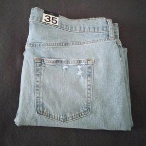 GAP Sky High Straight Womens Plus Size Jeans Washwell